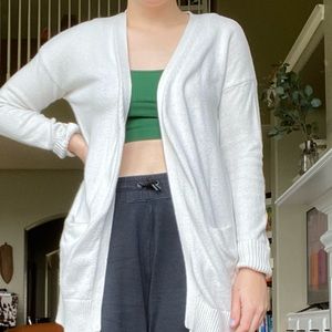 Banana Republic White/Cream cardigan
